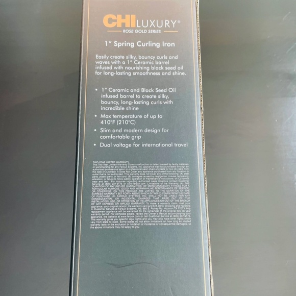 CHI Luxury Rose Gold Series 1” Curling Iron - Picture 6 of 6